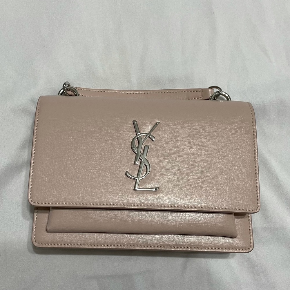YSL Sunset Monogram Chain Wallet Bag